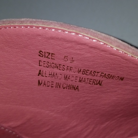 SALE! Beast Fashion Pink Fringe Booties - Picture 3 of 7